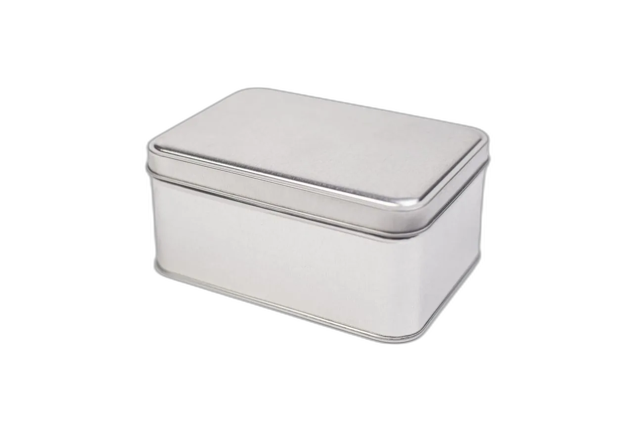 tin box with slip lid