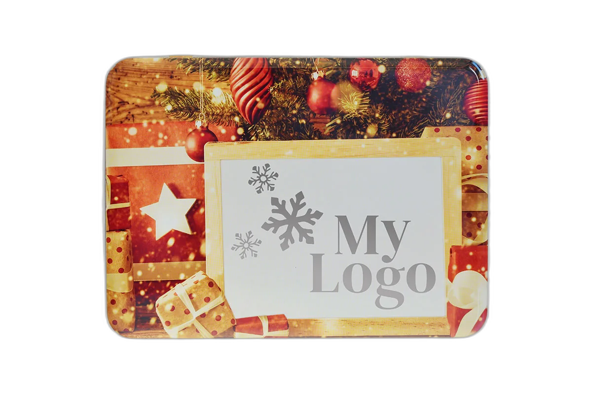 Premium Custom Christmas Tin – Branded Gift Packaging