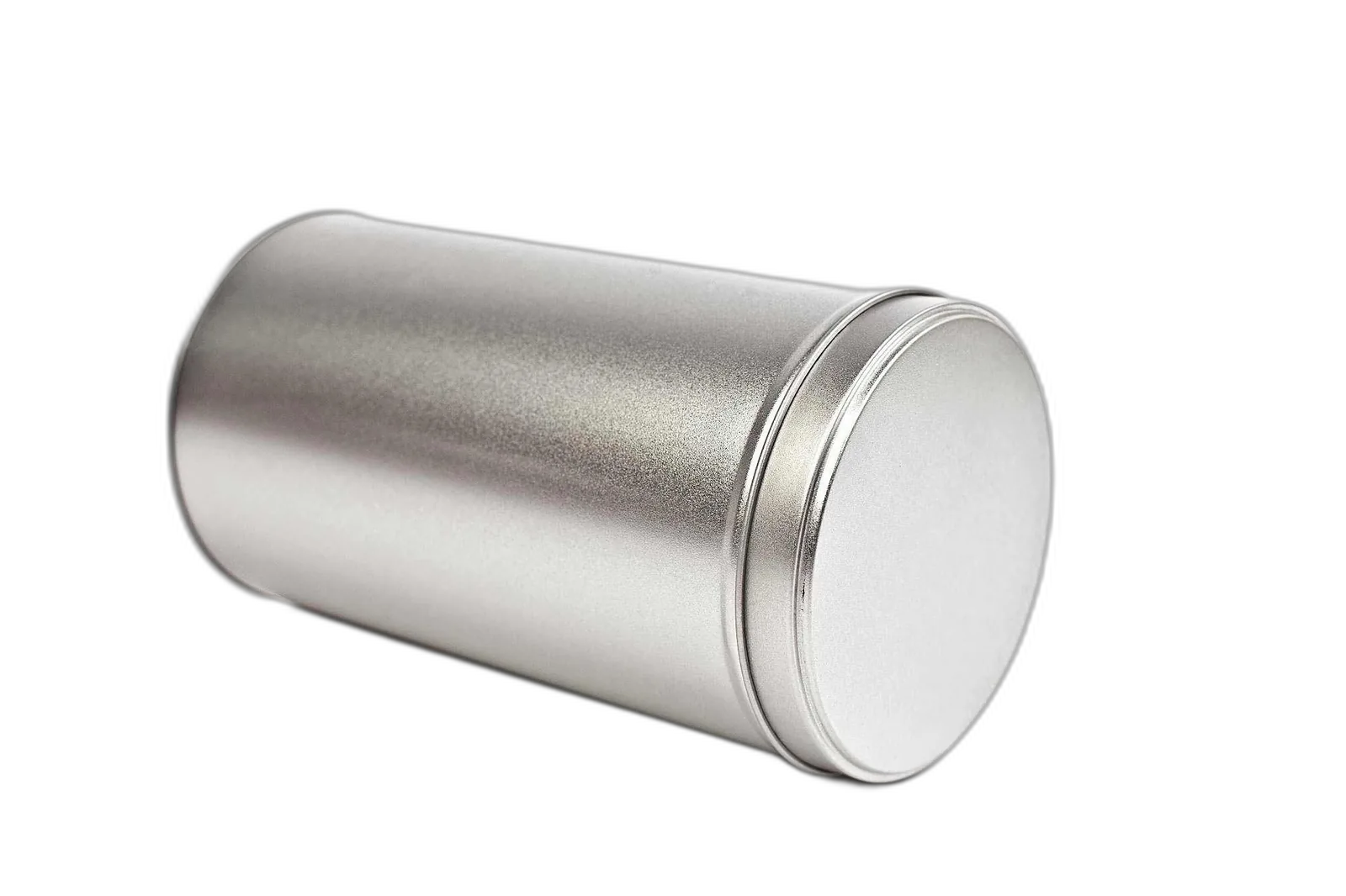Round tin container - storage tin